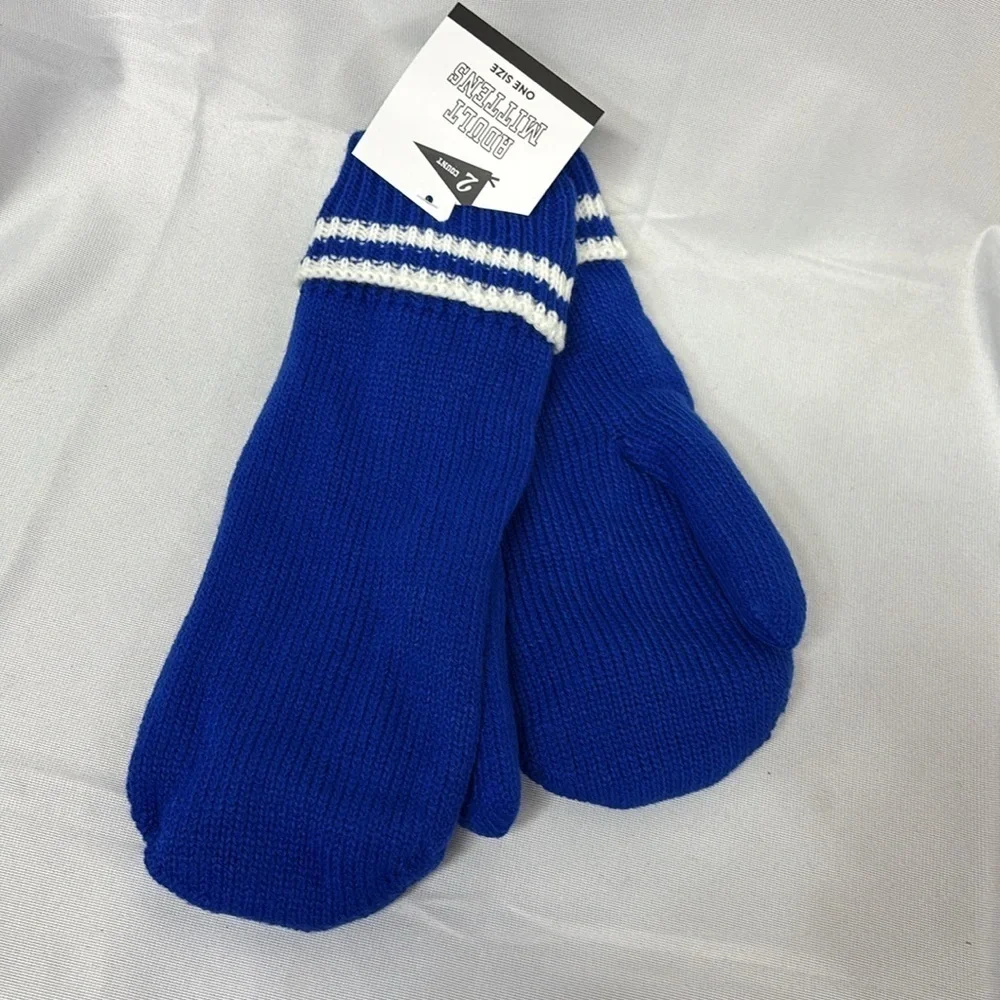 Gertex Knit thick lined Mittens Soft Warm Stretchy One Size Fits Most gloves
